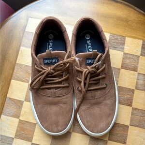 Sperry Brown Suede Dress Shoes with Timeless Elegance